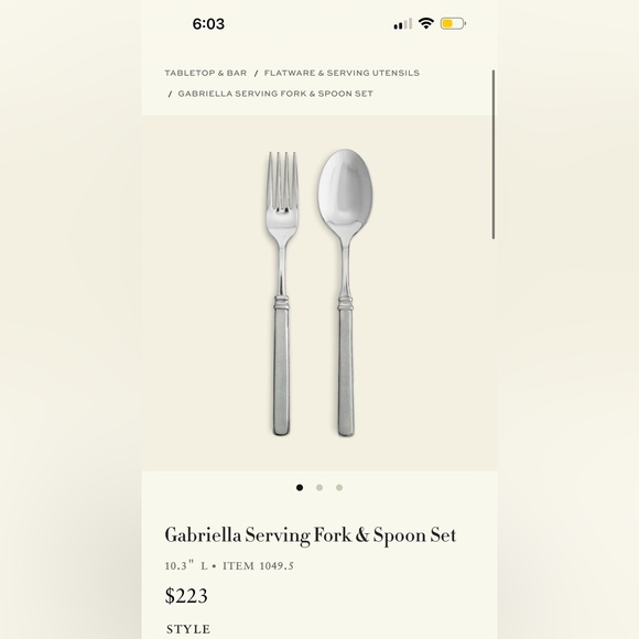 Match Gabriella Pewter Flatware 12 Complete Place Settings + Salad and Butter